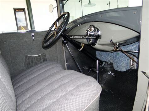 tudor ford model a interior|1930 model a seat upholstery.